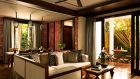 Guest room Henri Mouhot Suite Lounge Anantara Angkor Resort
