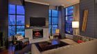Penthouse Living Room Nigh time