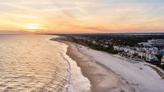 aerial overview at Wild Dunes Resort