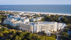 aerial ocean view at Wild Dunes Resort