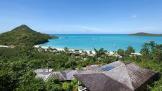 5. Hillside Pool Villa Suite View at Hermitage Bay