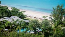 4. Hillside Pool Villa Suite View at Hermitage Bay