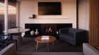 fireplace balcony