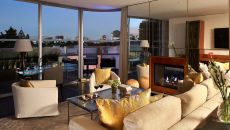 Presidential Pent House Living Roomat Las Alcobas