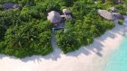 Ocean Beach Villa with Pool Aerial view 6652 Six Senses Laamu
