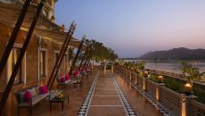 outdoor banquet at The Leela Palace Udaipur