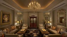 lobby lounge at The Leela Palace Udaipur