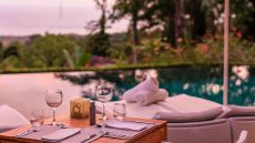 Costa  Rica sunset restaurante 