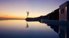 infinity pool sunset