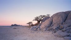 rocky area at San Camp