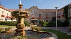 hotel courtyard