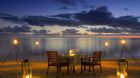 baros maldives beach dinner
