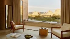 Amangiri Accommodation Orchard Suite Bedroom and Back Patio 46041