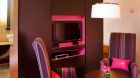 room tv area pink