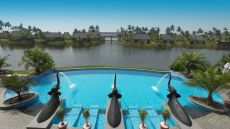 elephant statue pool