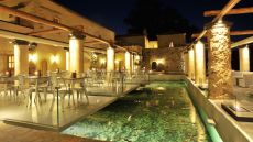 outdoor dining night