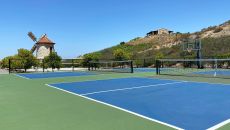 12 Pickle Ball Court at Cal a Vie Health Spa