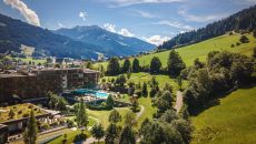 See more information about Kempinski Hotel Das Tirol Hotel Exterior Summer at Kempinski Hotel Das Tirol