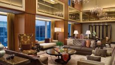 Presidential Suite Livin Room at Shangri La Hotel Tokyo