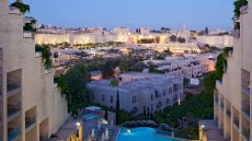 exterior pool city views