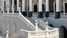 exterior staircase detail