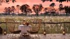 Viewing deck guest area and Beyond Sandibe Sandibe Okavango Safari Lodge