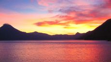 View from lakeside palapa