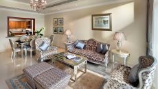 Kempinski Palm Deluxe 3 Bedroom Suite Living Room Silver