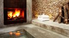 fireplace detail