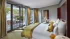 paris suite terrace suite bedroom at Mandarin Oriental Paris