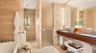 Spa-style bathroom