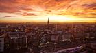 Sunset at Sofitel Vienna