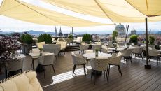Sky Terrace at Hotel Schweizerhof Bern Spa