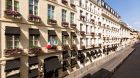 hotel facade in the sunshine