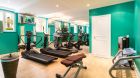 fitness center at Castille Paris