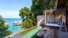 One bedroom jungle villa family photos infinity pool overlooking villas AT Song Saa Private Island