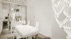 white dining room