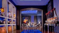 Library Blu Entrance at The Leela Palace Chennai