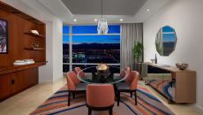 SPCV Sky Suites One Bedroom Penthouse Strip View Dining Area ARIA Sky Suites