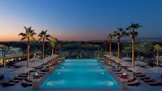 Infinity Pool Dusk Conrad Algarve