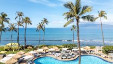 pool and water view at Hyatt Regency Maui Resort Spa
