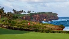 Poipu Bay 16th green flag
