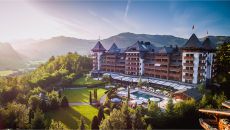 summer exterior The Alpina Gstaad