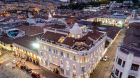 aerial view of hotel Casa Gangotena