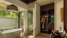 4 Lagoon Pool Villa Bathroom at Banyan Tree Lang Co Hue