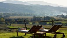 loungers on the terrace