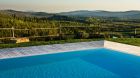 pool with countryside views