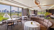 restaurant with city view