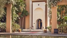marrakech resort entrance at Mandarin Oriental Marrakech