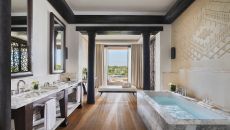 marrakech suite atlas bathroom at Mandarin Oriental Marrakech
